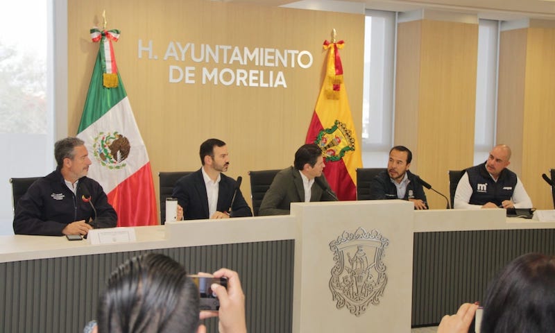 Rueda de prensa, Gobierno de Morelia