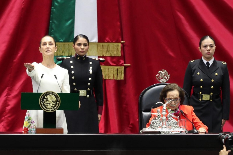 Claudia Sheinbaum rinde protesta, Morena, 4T