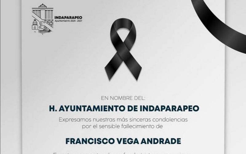 Francisco Vega Andrade, Indaparapeo, Muerte, Tiroteo