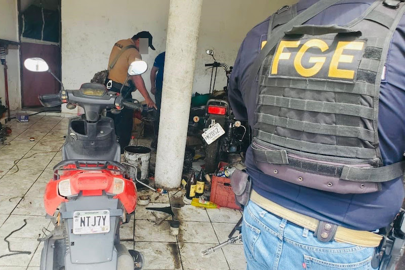 FGE, motos robadas
