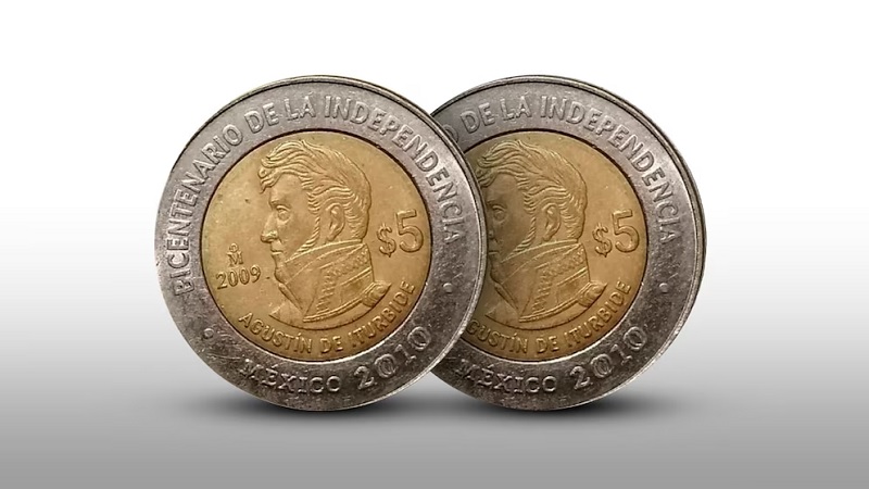 Agustín de Iturbide, Monedas