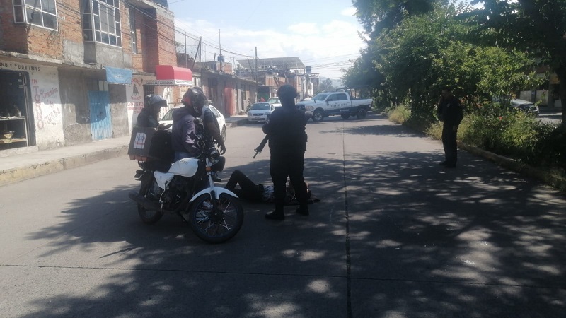 Motociclista, Morelia, Accidente