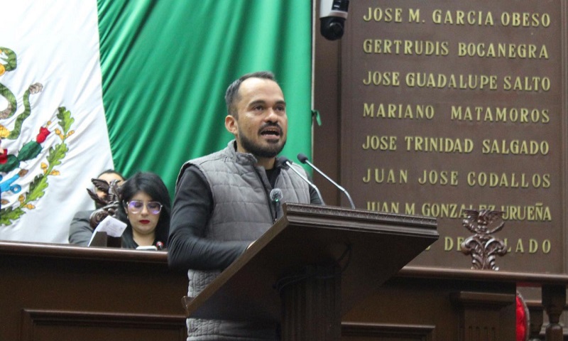 PT, Hugo Rangel, Congreso de Michoacán