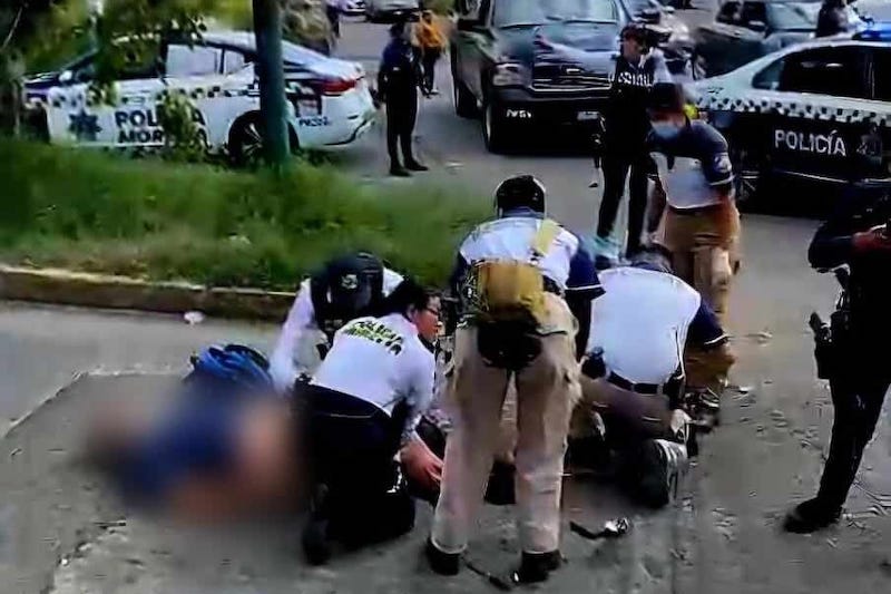 Accidente, motociclista