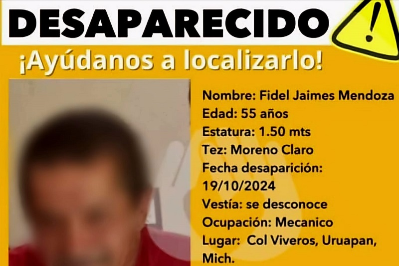 Uruapan, Muerto, Desaparecido