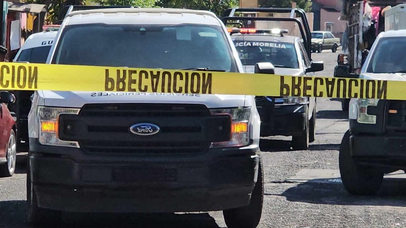 hombre muerto, Morelia