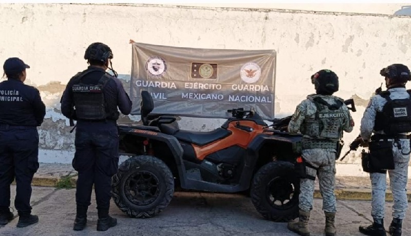 Apatzingán, cuatrimoto y motocicleta robadas