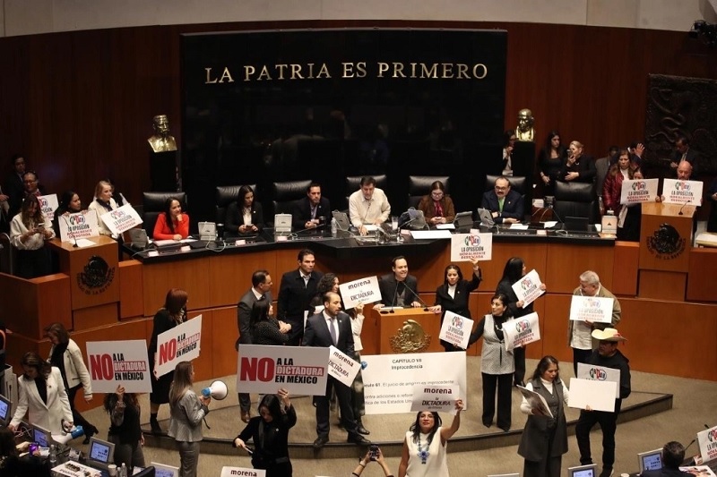 supremacía constitucional, Senado, Morena