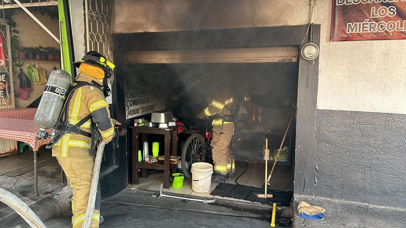 taquería, Incendio, Morelia