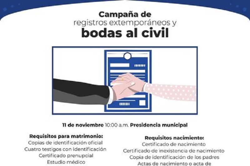 Campaña de Registros Extemporáneos, Quiroga