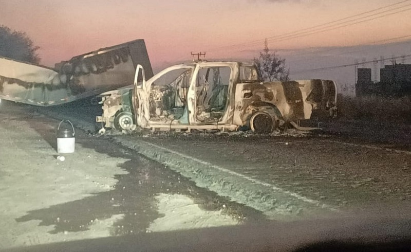 Tiroteo en Maravatío, Incendio, Bloqueos