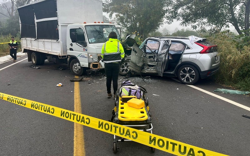 Accidente en carretera, Michoacán