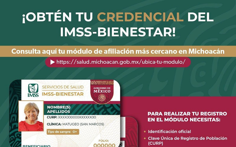 credencial, IMSS Bienestar