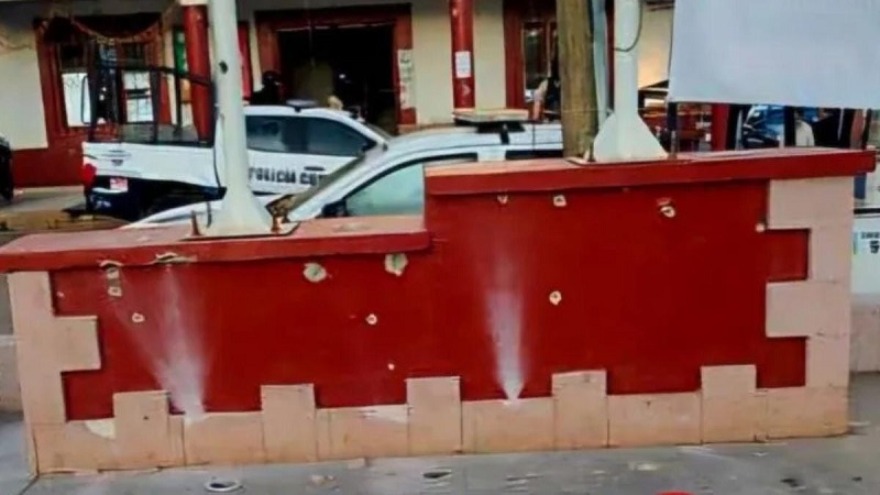 Tangamandapio, Tiroteo, Menor herido
