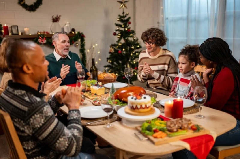 Día de Acción de Gracias, Navidad