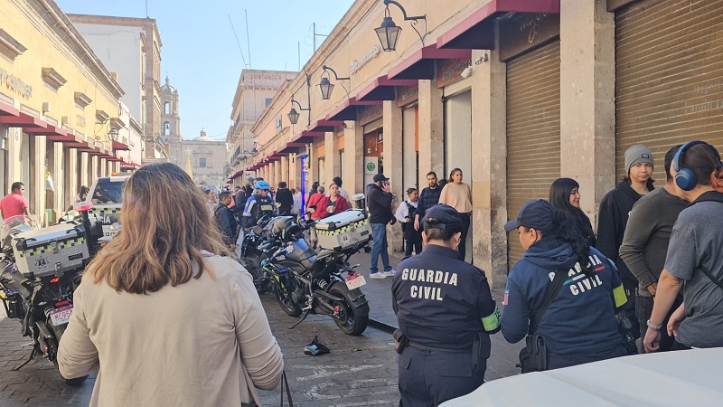 Centro Histórico de Morelia, Asalto armado, Joyería
