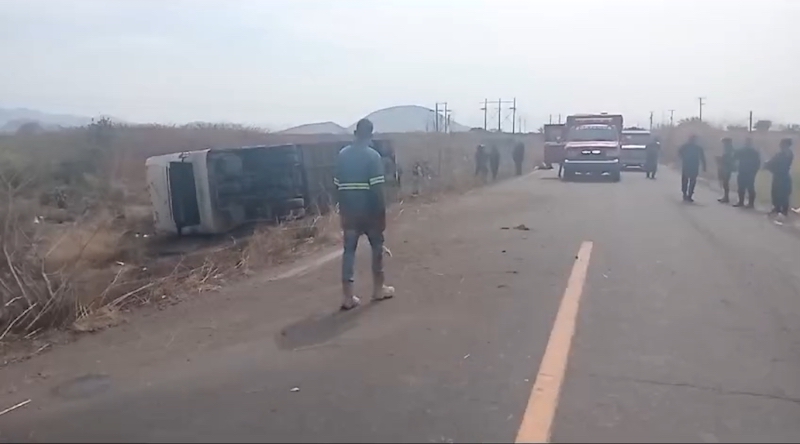 Accidente, autobús