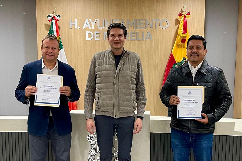 nuevos funcionarios municipales, Morelia