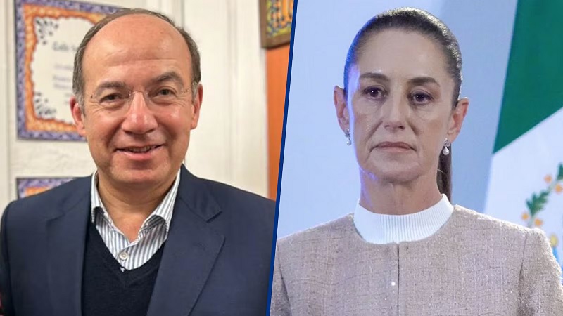 Felipe Calderón, Claudia Sheinbaum