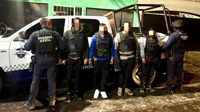Queréndaro, Arsenal, Detenidos