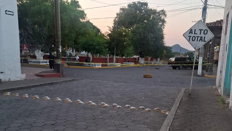 explosivo improvisado, Parácuaro, SSP