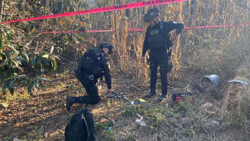 explosivos, Tangamandapio