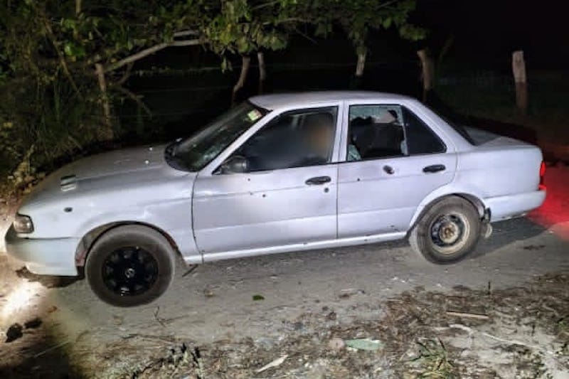 Auto baleado