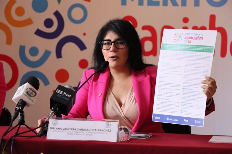 Mérito Infantil 'Sapirhaticheri', Congreso de Michoacán