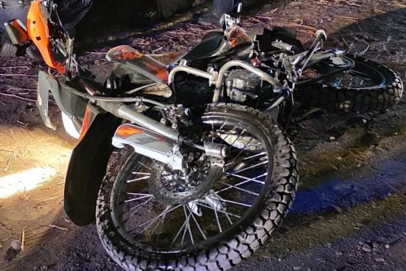 Accidente de motocicleta
