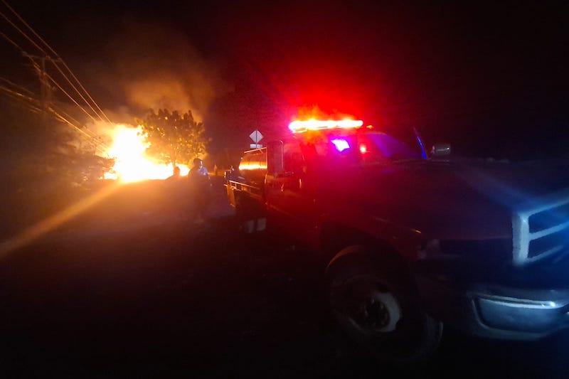 Incendio de pastizal