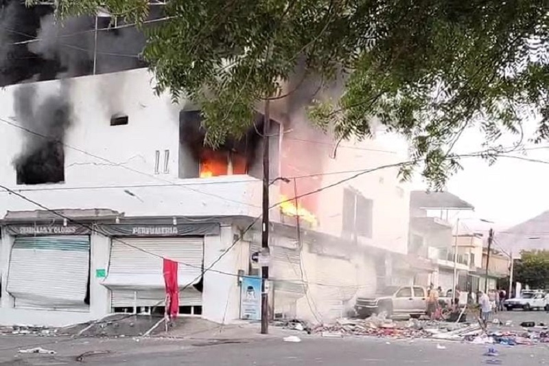 Apatzingán, SSP, Explosión