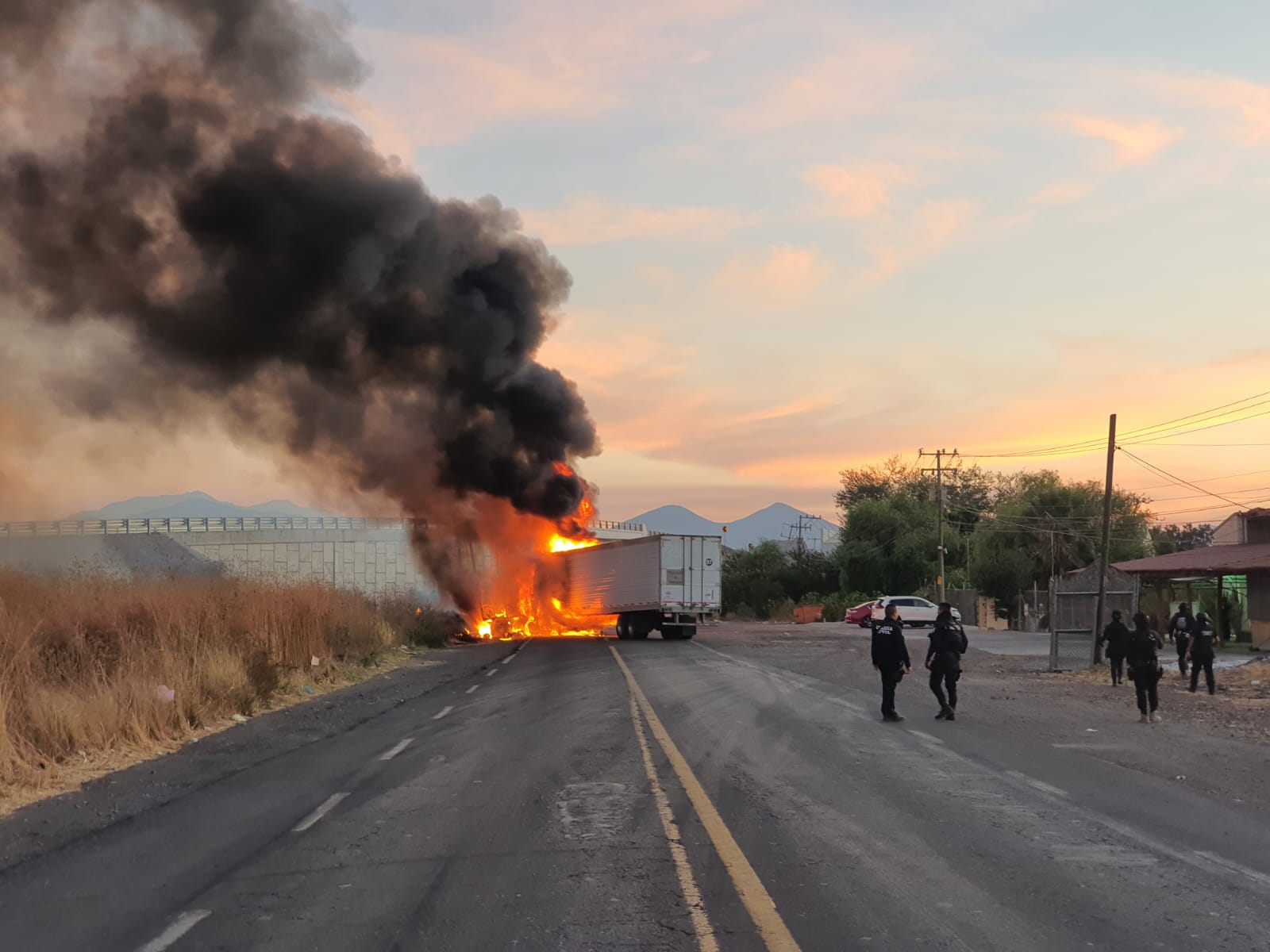 Enfrentamiento, Autopista de Occidente