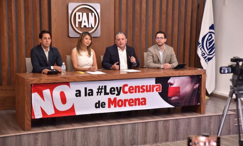 PAN Michoacán, vs, Ley Censura