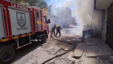 Camioneta quemada