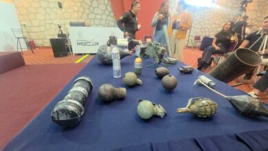 Michoacán, SSP, Explosivos