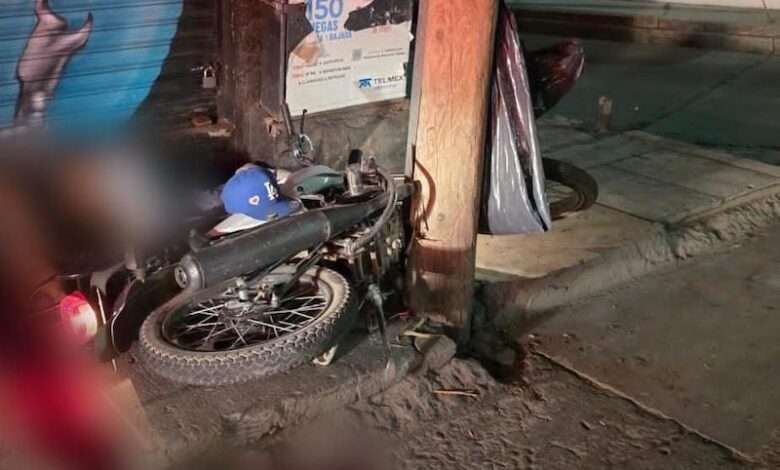 Moto, accidente