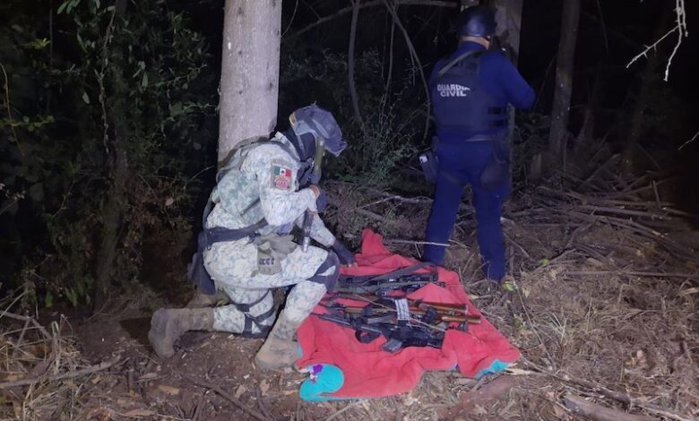Armas aseguradas