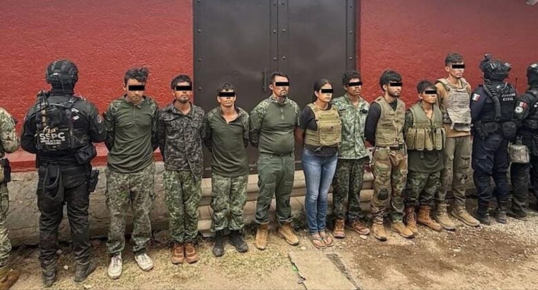 Delincuentes, detenidos, Chinicuila