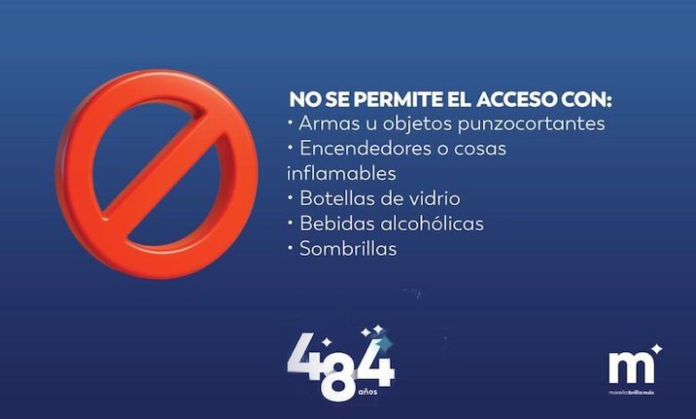 Objetos prohibidos