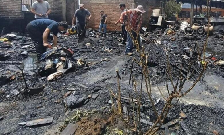 Erongarícuaro, Fuego