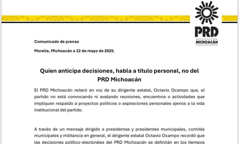 PRD Michoacán