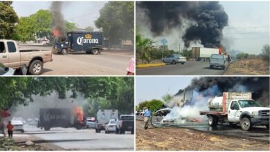 quemas y bloqueos