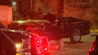 Accidente, camioneta