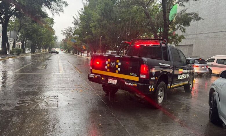 Lluvia, Morelia