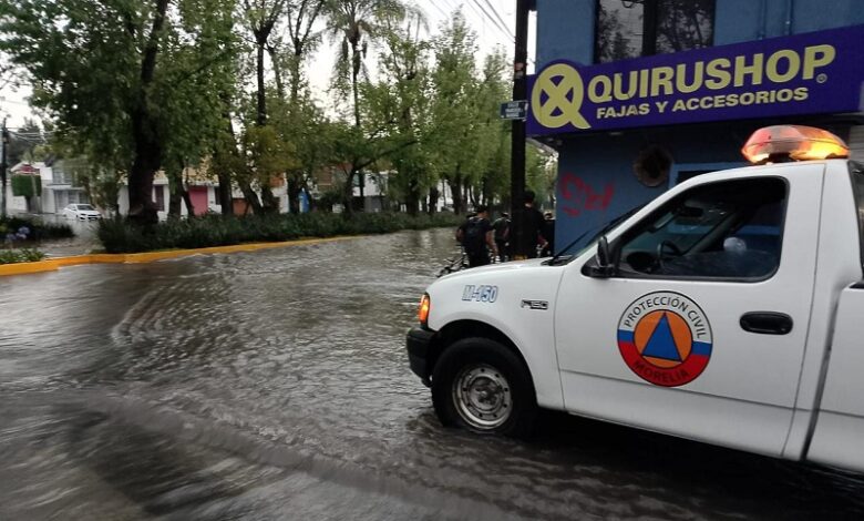 Morelia, Lluvias