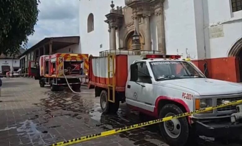 Incendio, Catedral de San Jerónimo