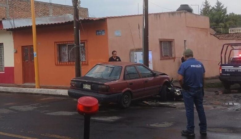 Tangancícuaro, accidente