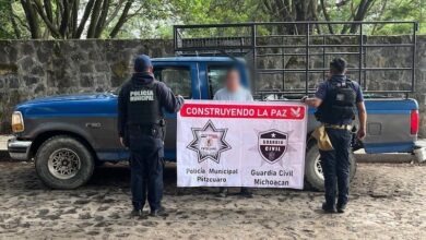 Detenido, camioneta robada