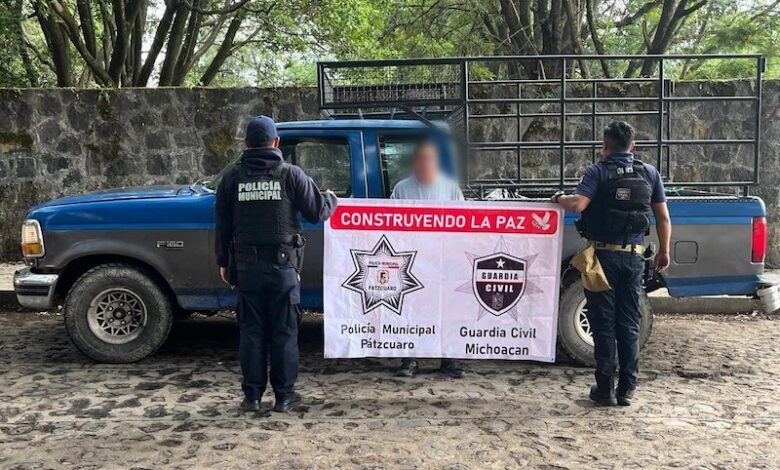 Detenido, camioneta robada