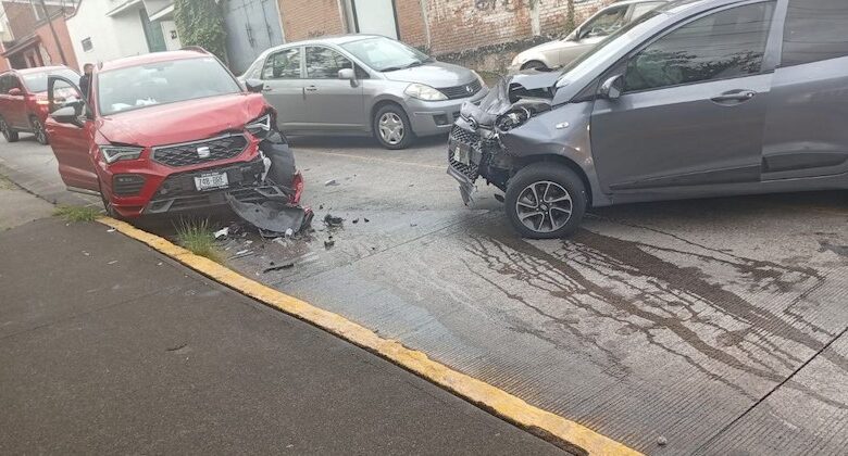 Choque en Morelia